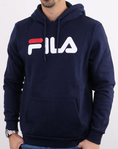 Fila Vintage Fiori Logo Hoodie Marineblau