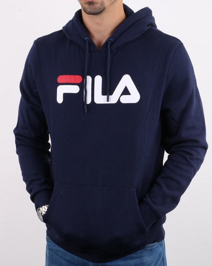 Fila Vintage Fiori Logo Hoodie Marineblau