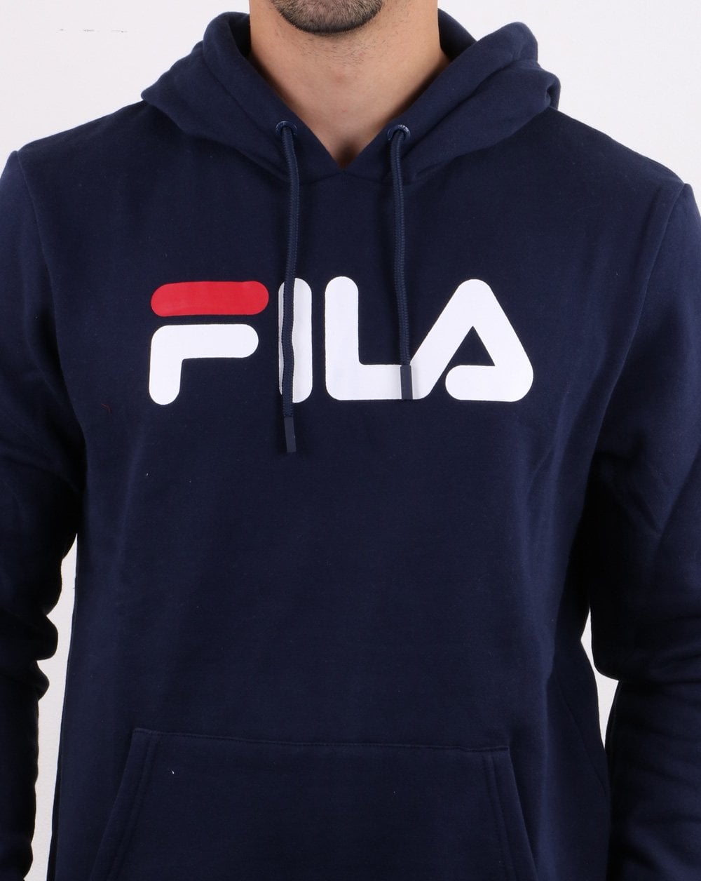 Fila Vintage Fiori Logo Hoodie Marineblau