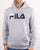 Fila Vintage Fiori Logo Hoodie Light Grey Marl