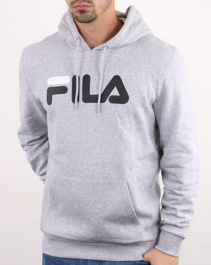 Fila Vintage Fiori Logo Hoodie Hellgrau meliert