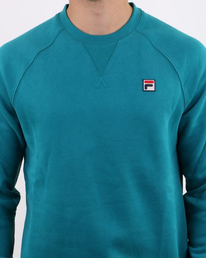 Fila Vintage Pozzi Crew Sweatshirt Harbour Blue