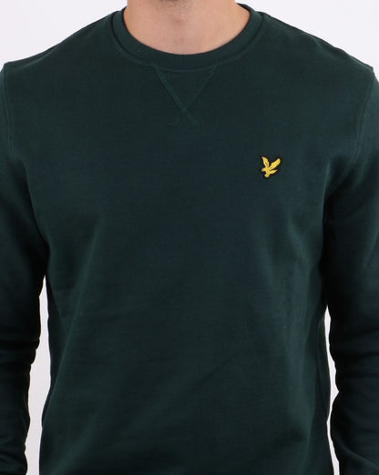 Lyle And Scott Sweatshirt mit Rundhalsausschnitt, Jadegrün