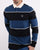 Barbour Lark Stripe Rugby Shirt Navy