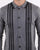 Gabicci Vintage Polo Full Button Grey