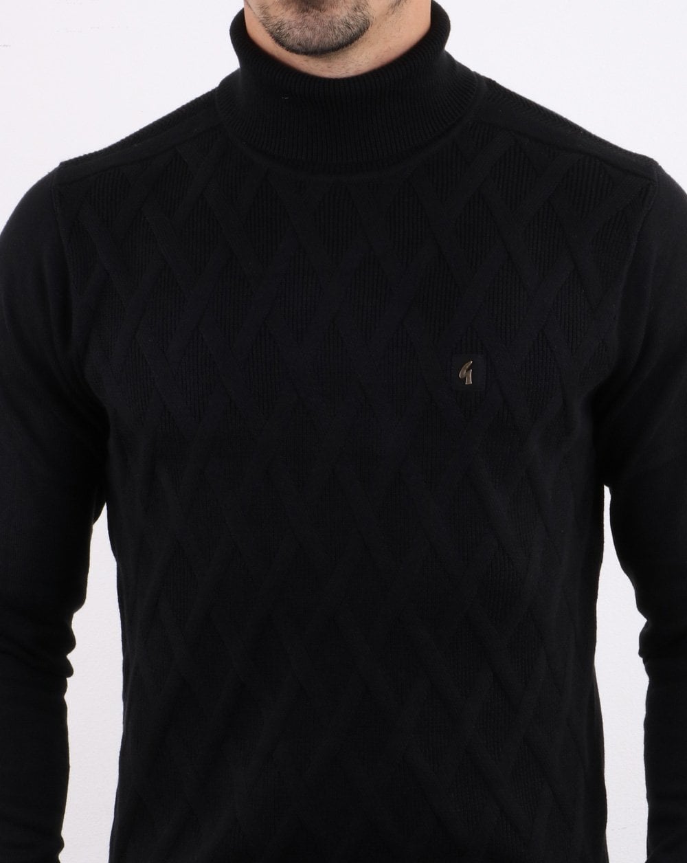 Gabicci Vintage Coaster Roll Neck Black