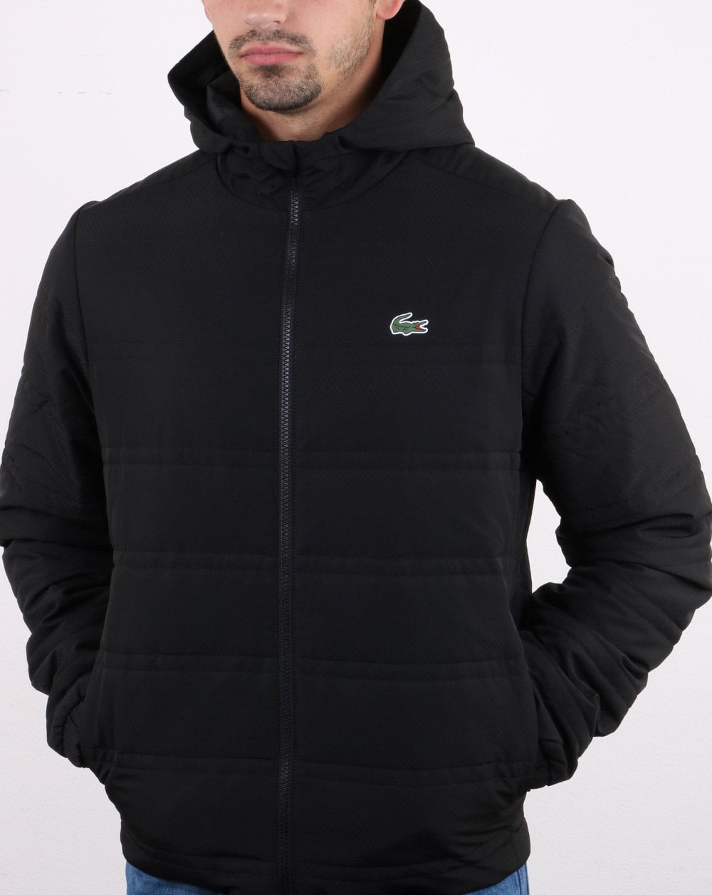 Lacoste Kapuzenjacke Schwarz