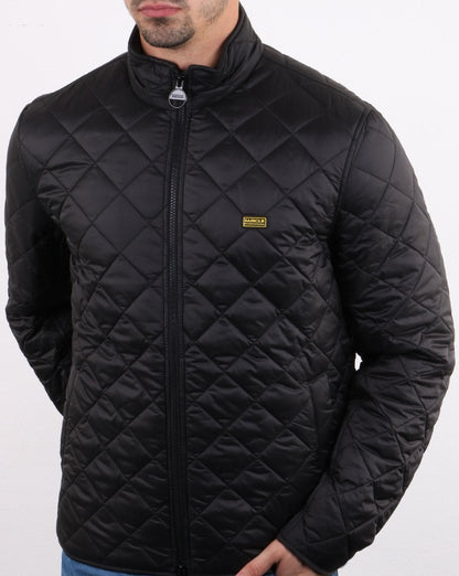 Barbour International Gear Steppjacke Schwarz