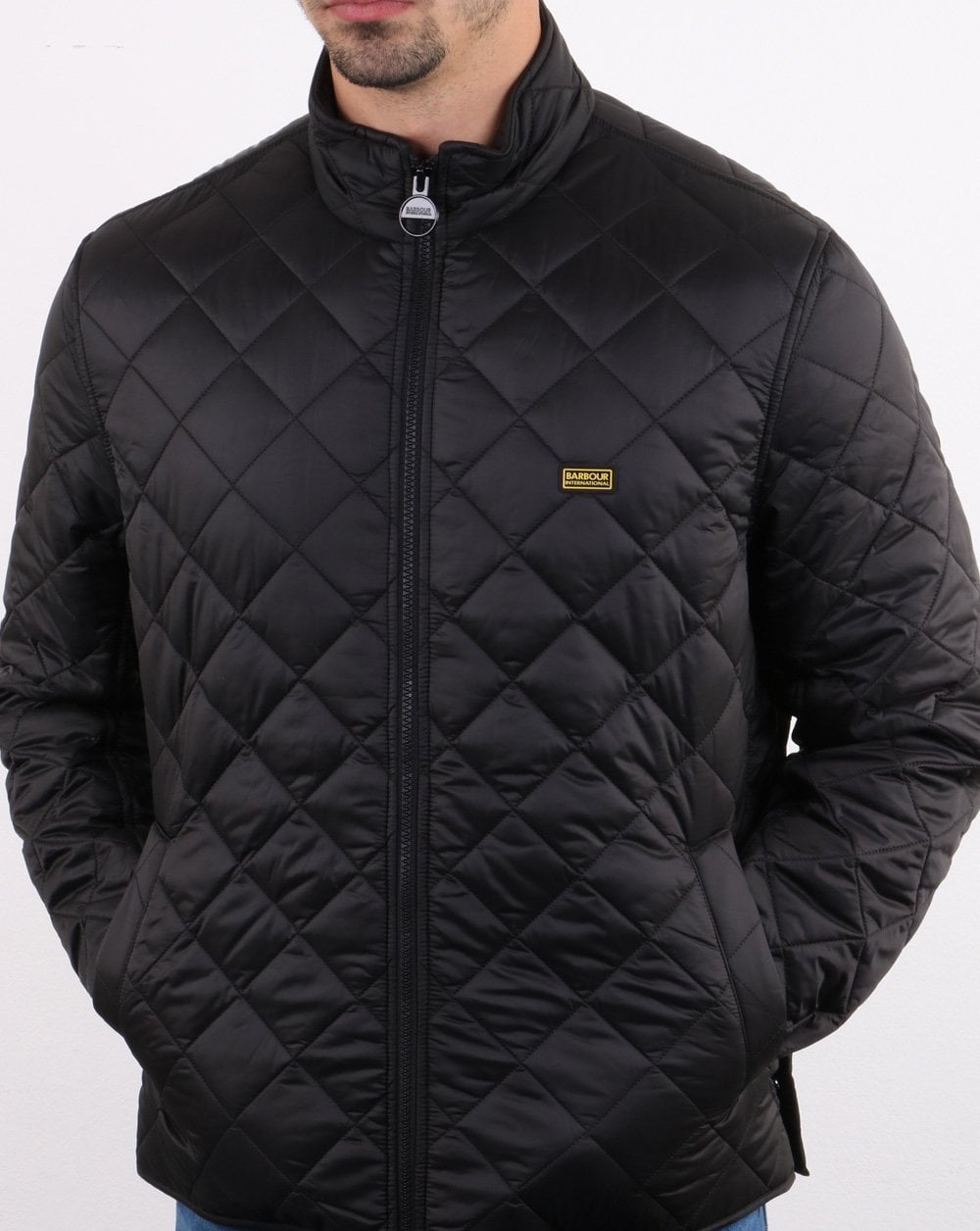 Barbour International Gear Quilt Jacket Black