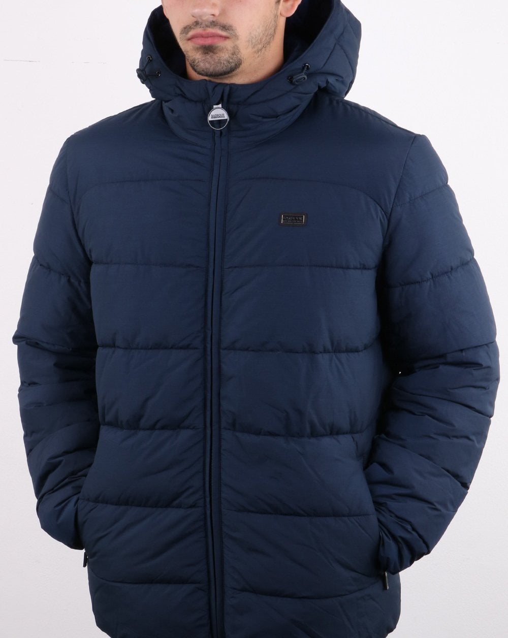Barbour International Court Steppjacke Marineblau