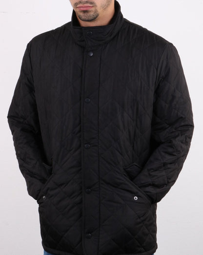 Barbour Chelsea Sport Steppjacke Schwarz
