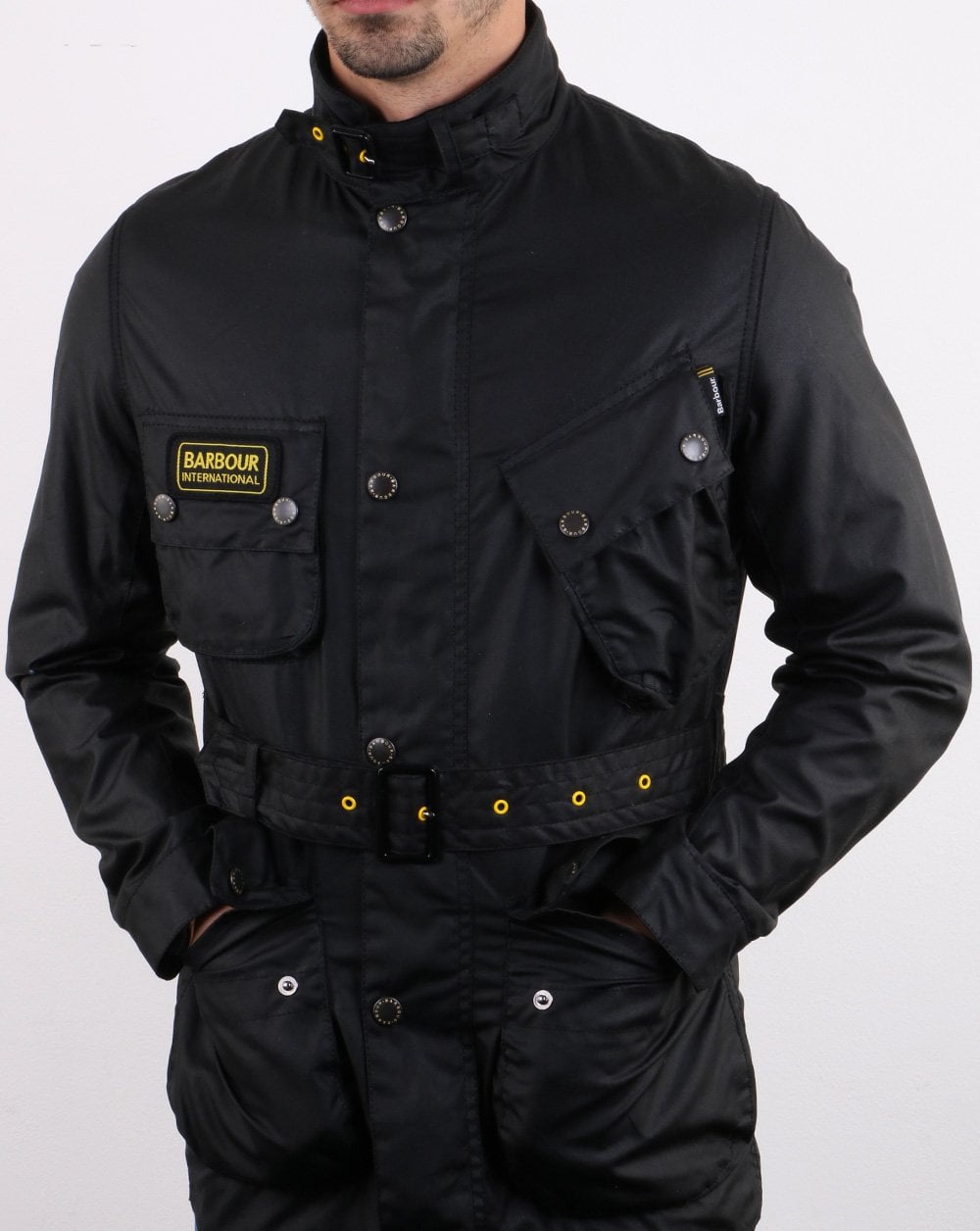 Barbour Slim International Schwarz