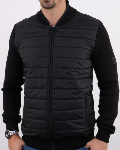 Barbour International Baffle Reißverschlussjacke Schwarz
