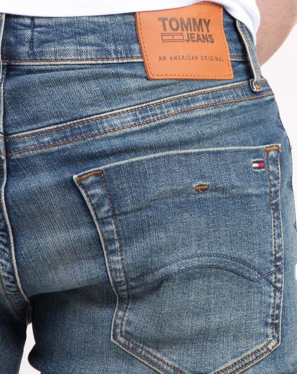 Tommy Hilfiger Slim Scanton Jeans Dakota Mittelblau