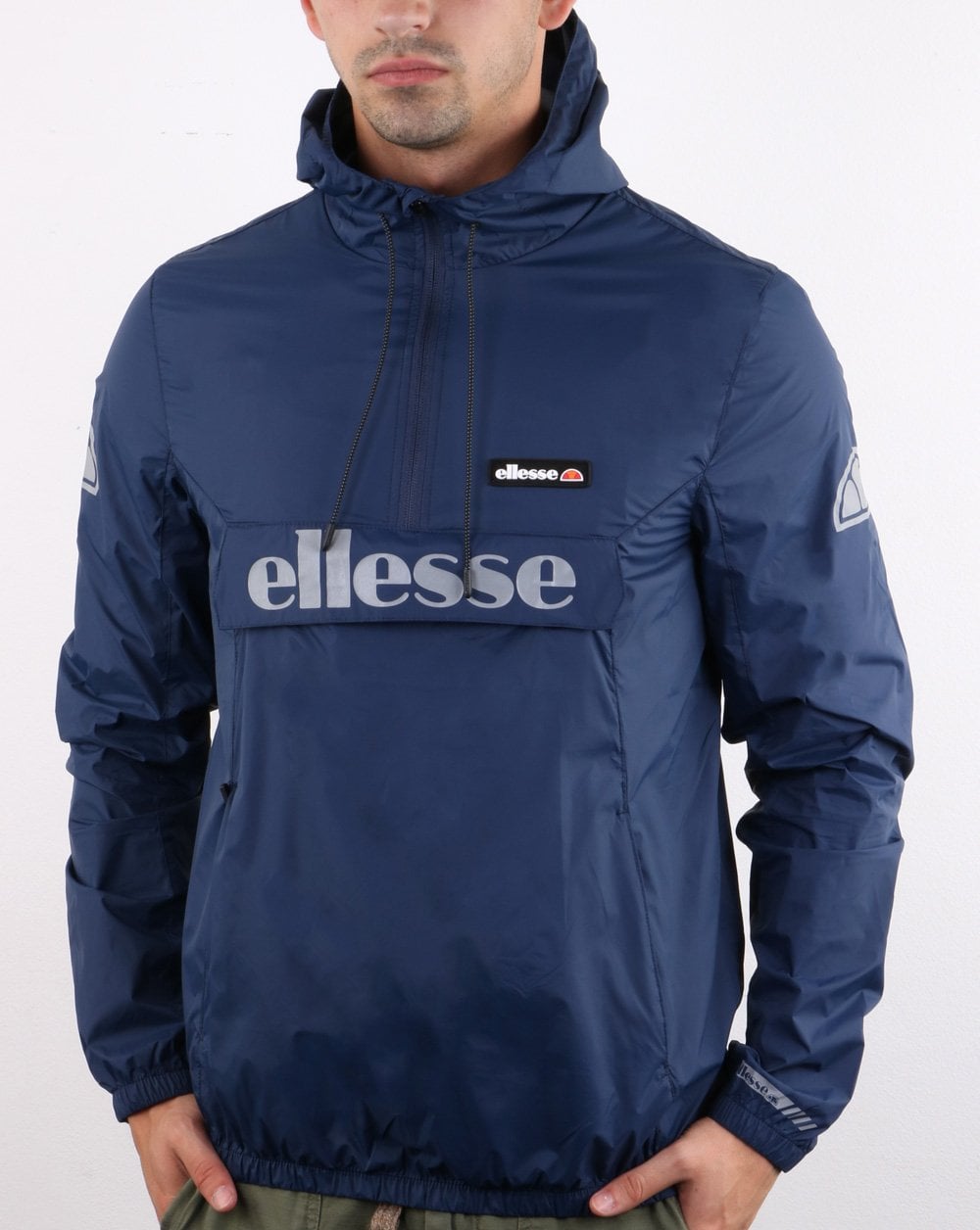 Ellesse – Berto – Regenjacke in Marineblau