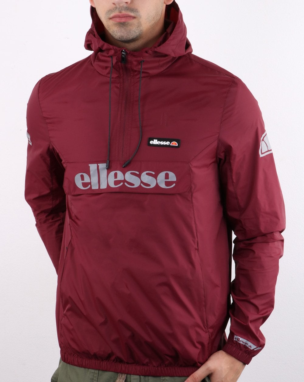 Ellesse Berto Regenjacke Burgund