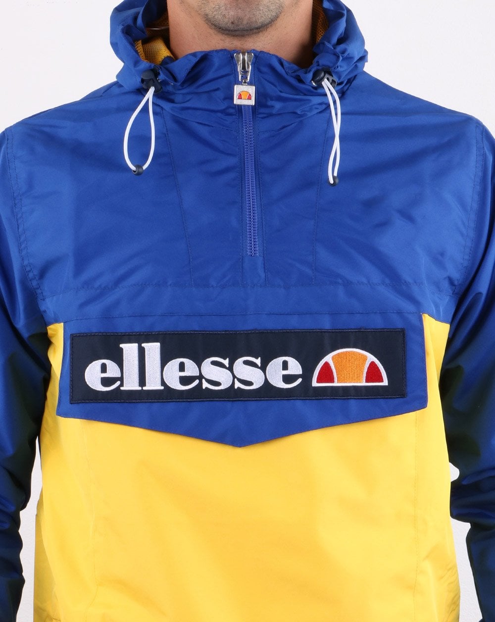 Ellesse Quarter Zip Jacke Blau/Gelb