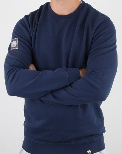 Pretty Green Clements Sweatshirt Marineblau