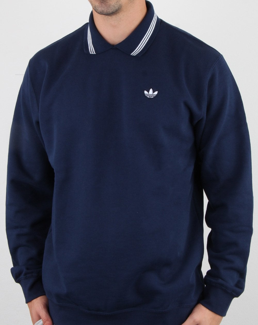 Adidas Originals Polo-Sweatshirt Marineblau