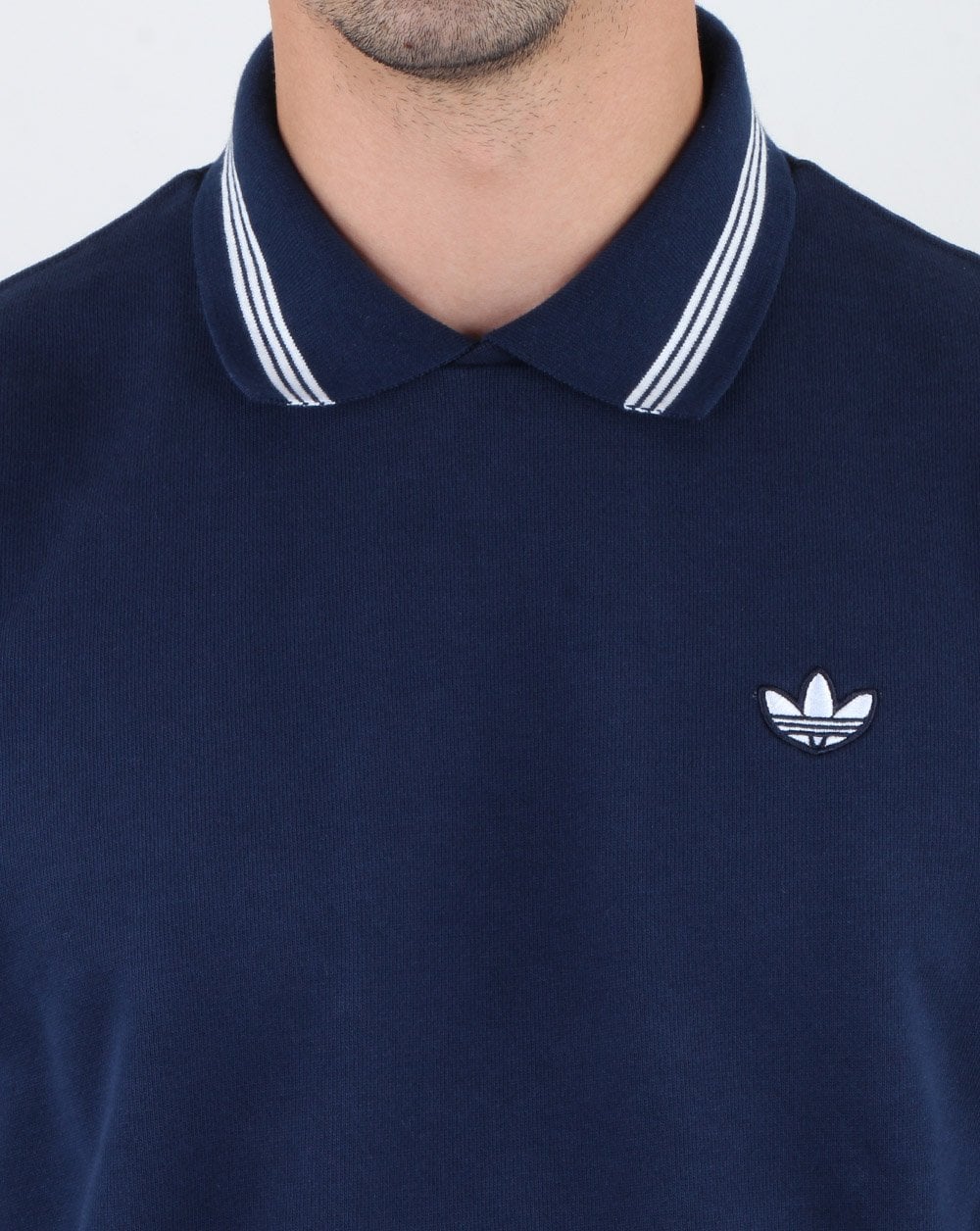 Adidas Originals Polo-Sweatshirt Marineblau