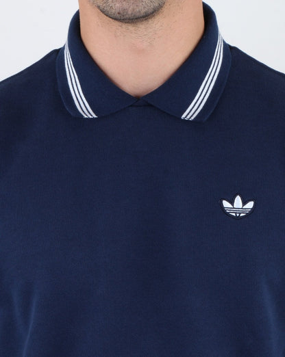 Adidas Originals Polo-Sweatshirt Marineblau