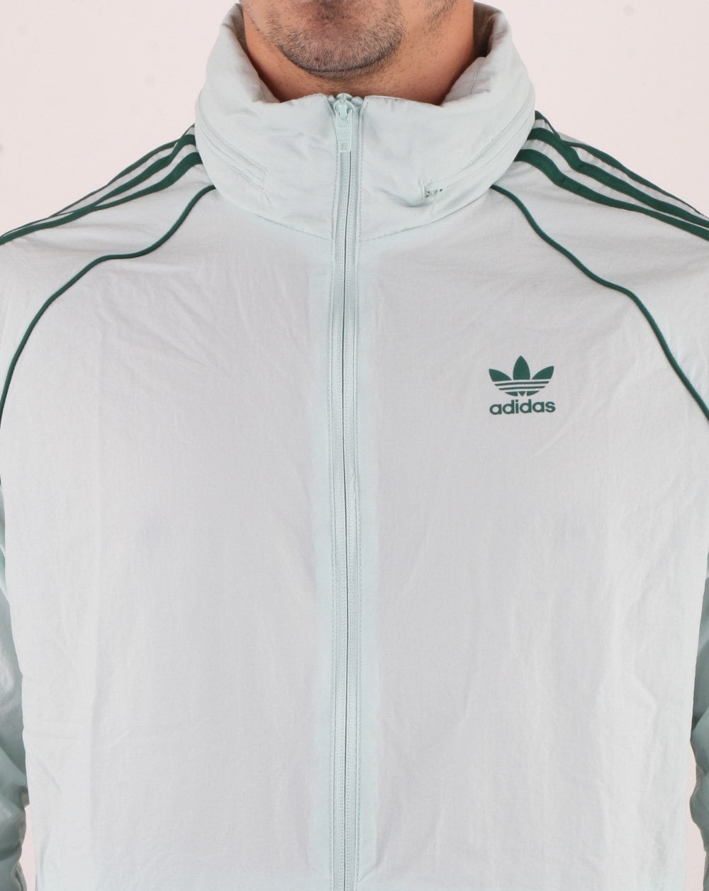 Adidas Originals Superstar Windbreaker Dampfgrün