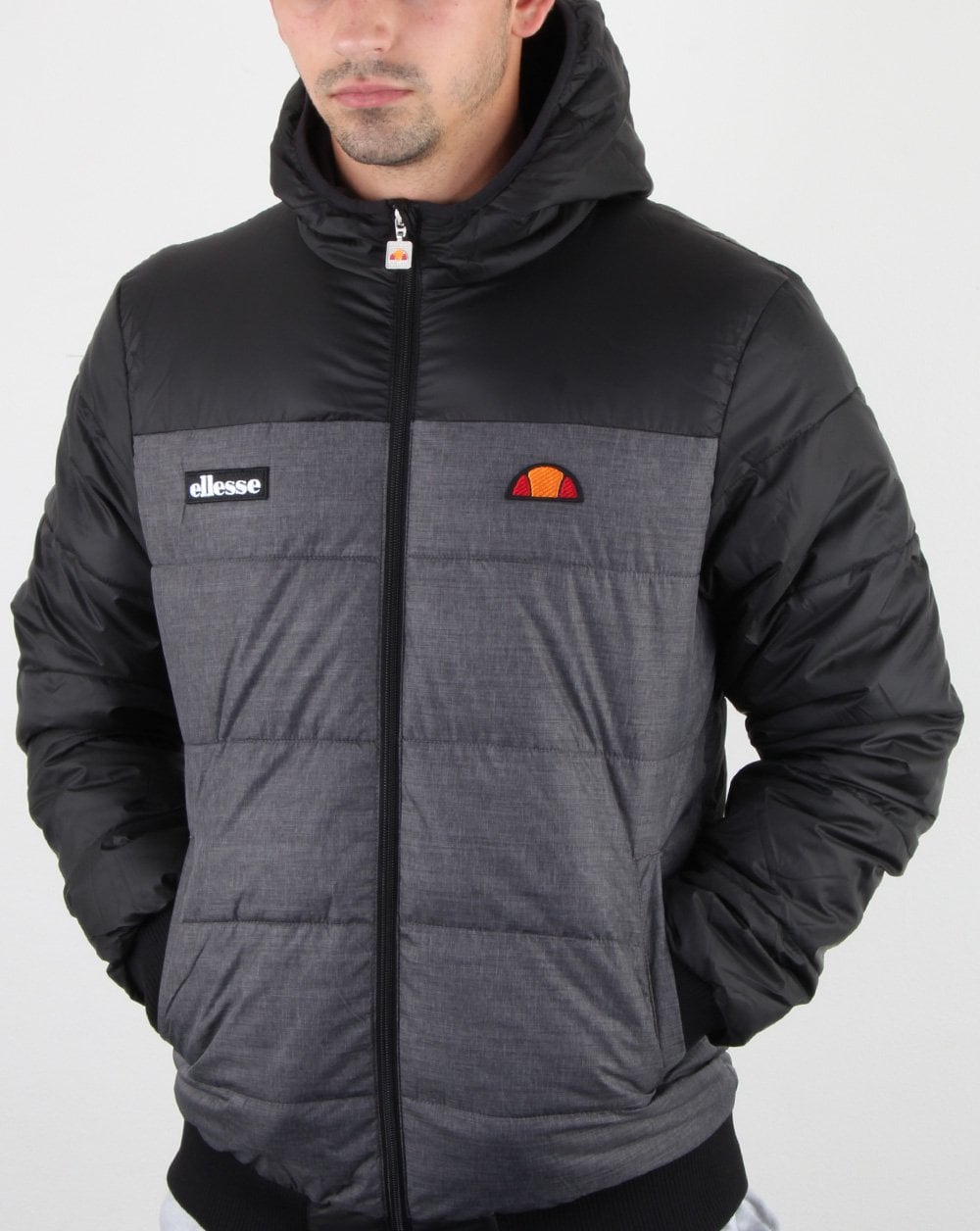 Ellesse Brenta Jacke Schwarz/Grau