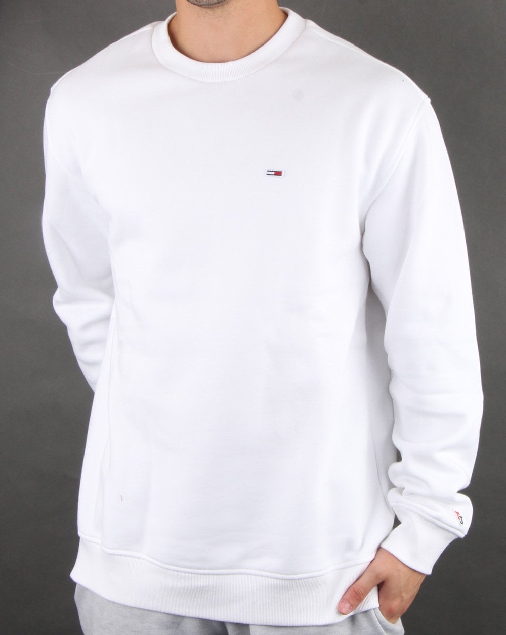 Tommy Hilfiger Crew Neck Sweatshirt White