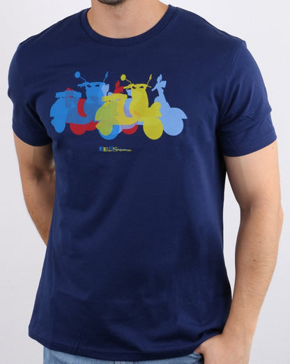 Ben Sherman Scooter Tee Dunkelblau