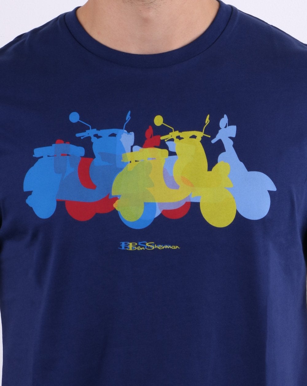 Ben Sherman Scooter Tee Dunkelblau