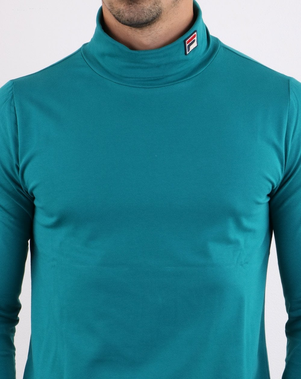 Fila Vintage Rollkragenpullover in Blaugrün