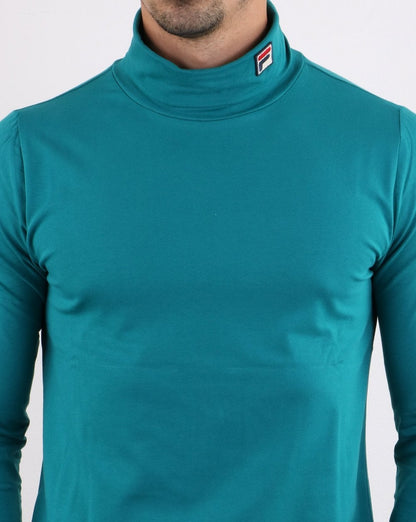 Fila Vintage Rollkragenpullover in Blaugrün