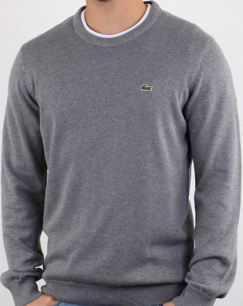 Lacoste Crew Neck Jumper Grey
