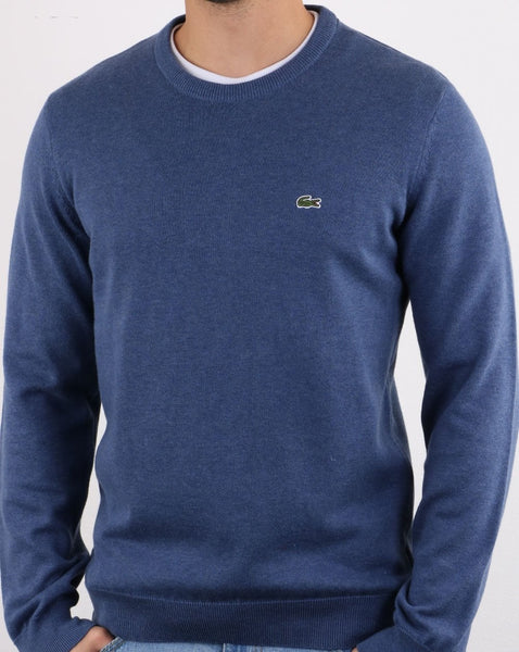 Lacoste Crew Neck Jumper Blue