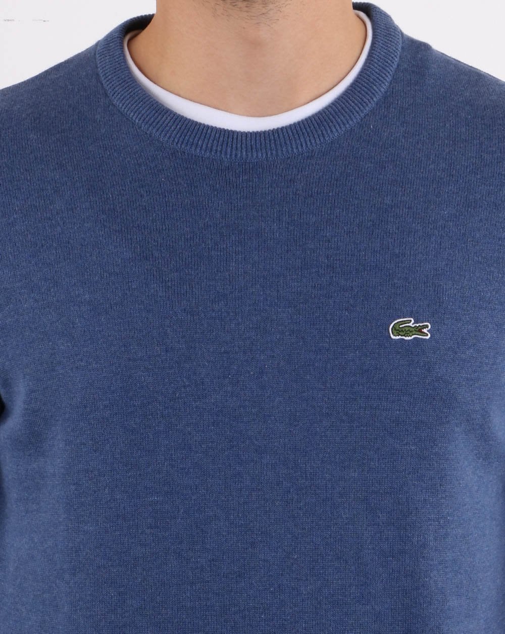 Lacoste Rundhalspullover Blau