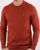 Lyle And Scott Cotton Merino Crew Jumper Tobacco Marl