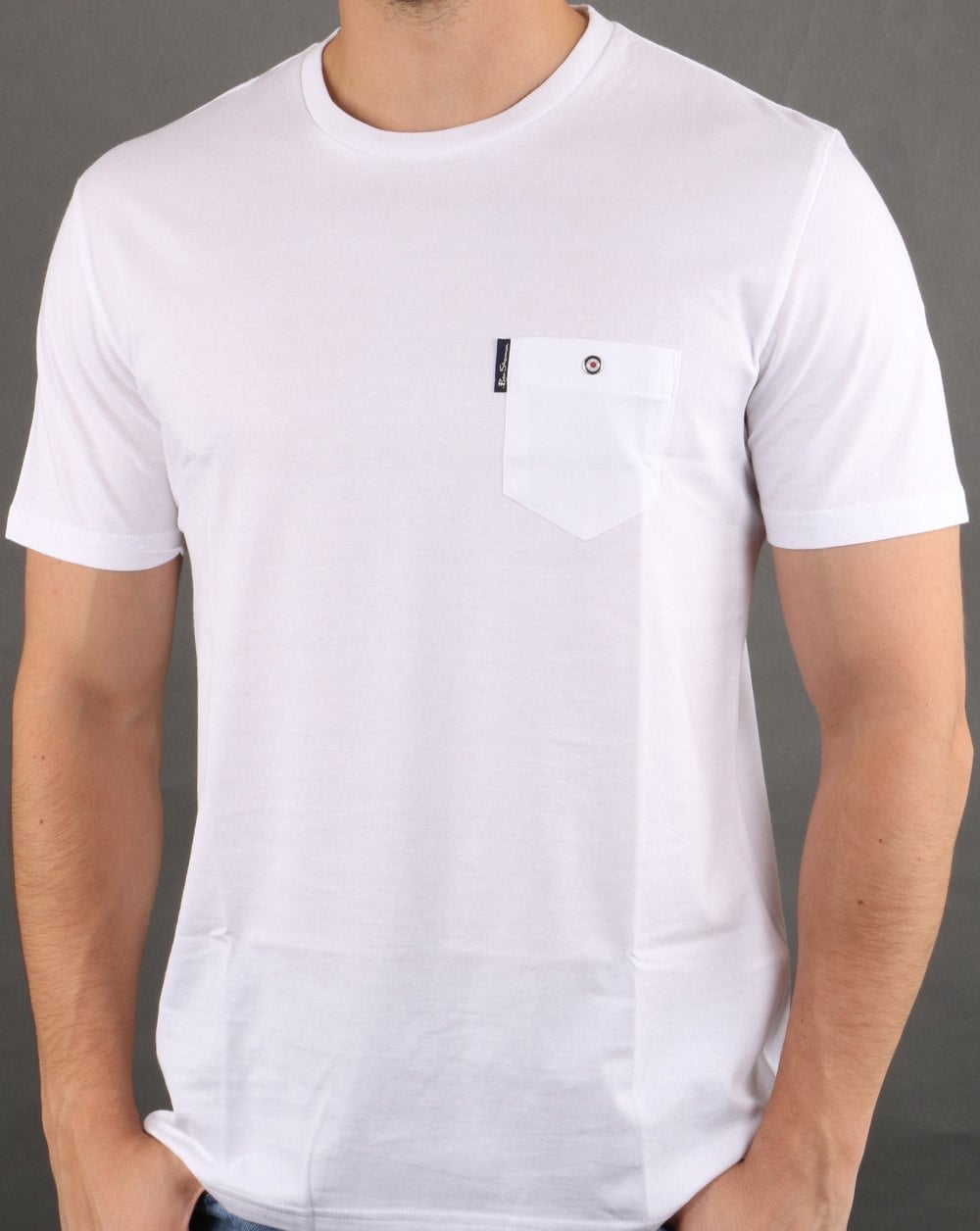 Ben Sherman Spade Pocket Tee Weiß