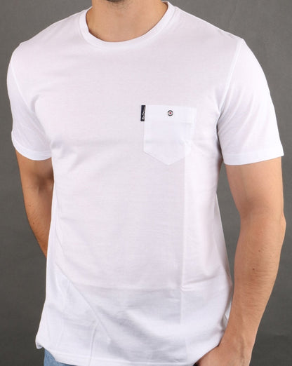 Ben Sherman Spade Pocket Tee Weiß