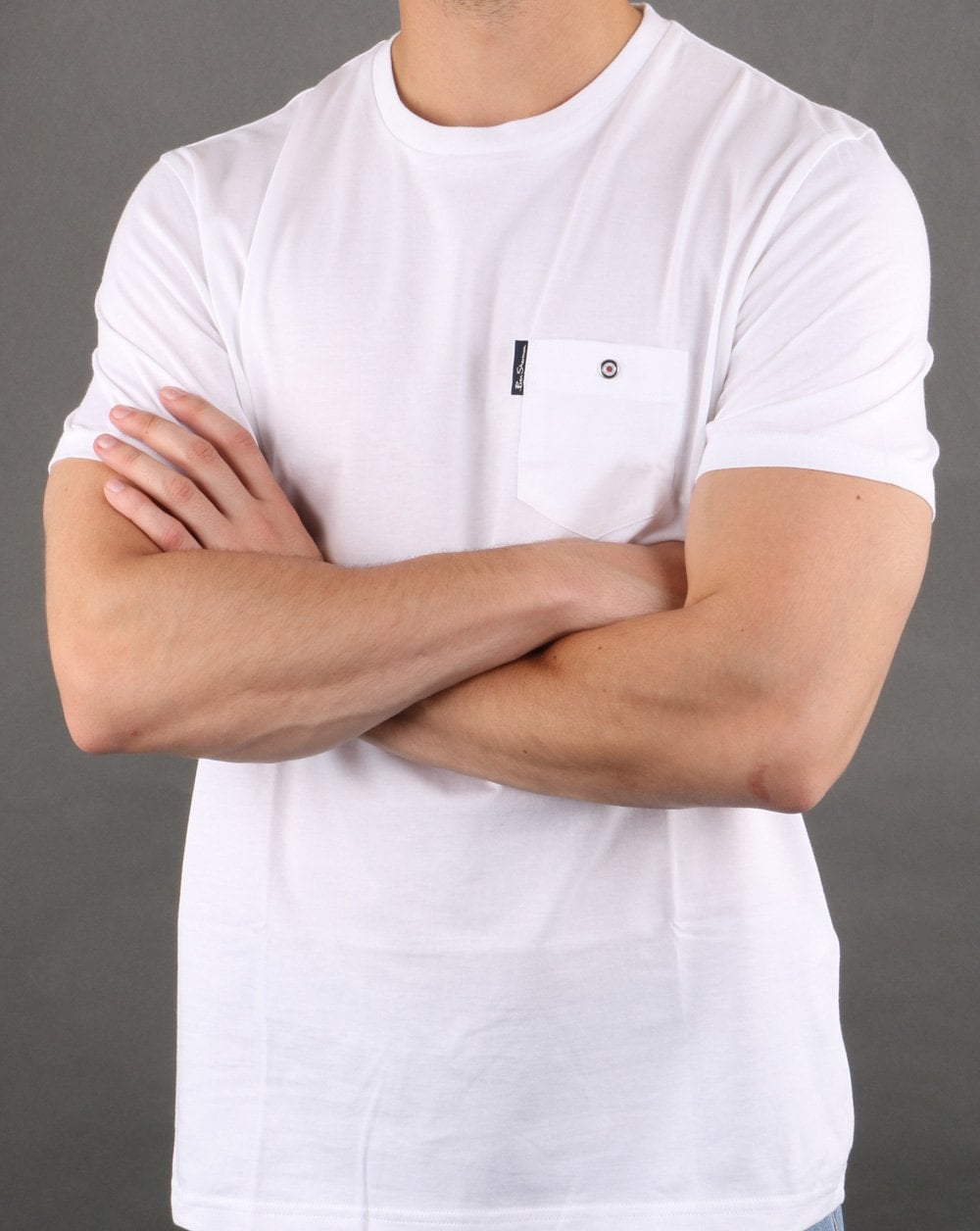 Ben Sherman Spade Pocket Tee Weiß