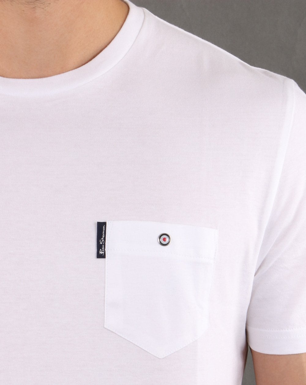 Ben Sherman Spade Pocket Tee Weiß