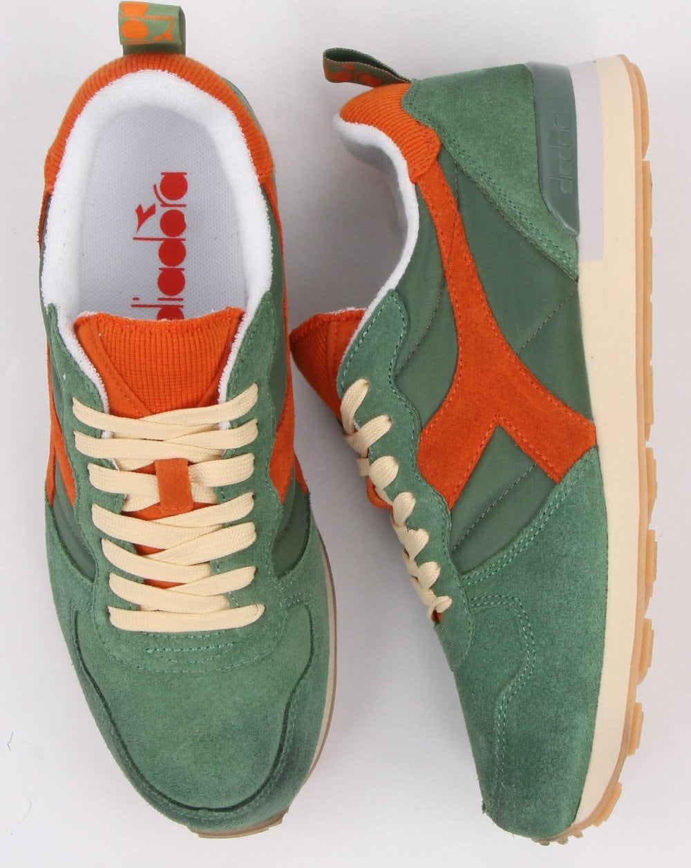Diadora Camaro Vintage Sneakers Grün/Orange