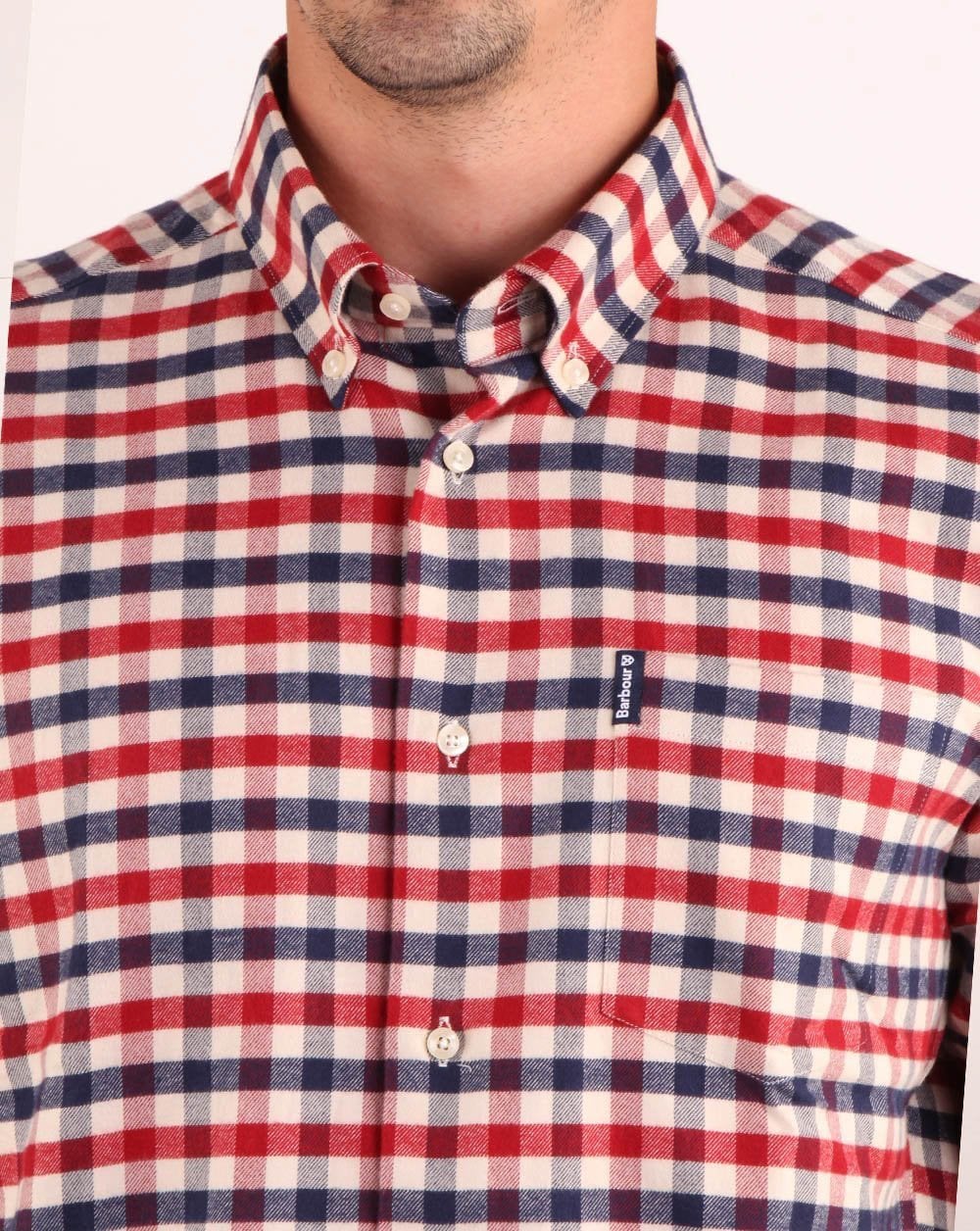 Barbour Country Check Shirt Red