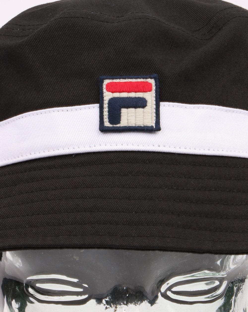 Fila Vintage Basil Bucket Hat Schwarz