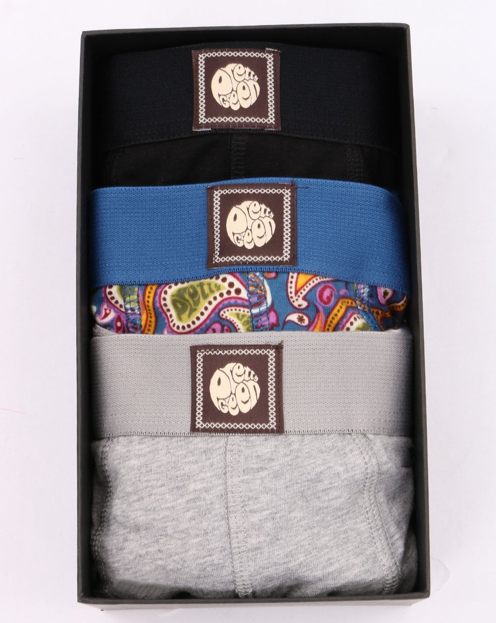 Pretty Green – Dreierpack Boxershorts, mehrfarbig