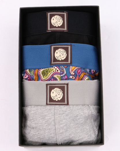 Pretty Green – Dreierpack Boxershorts, mehrfarbig