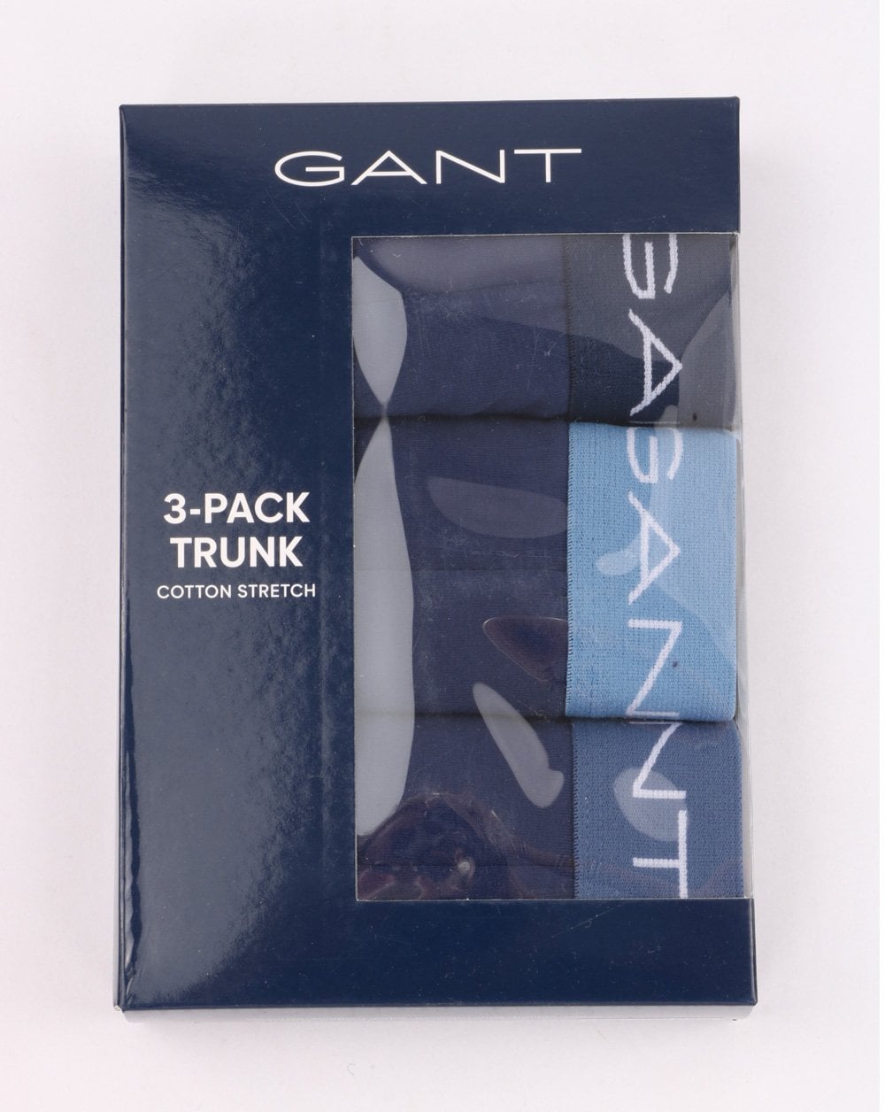Gant Triple Pack Boxer Shorts Persian Blue