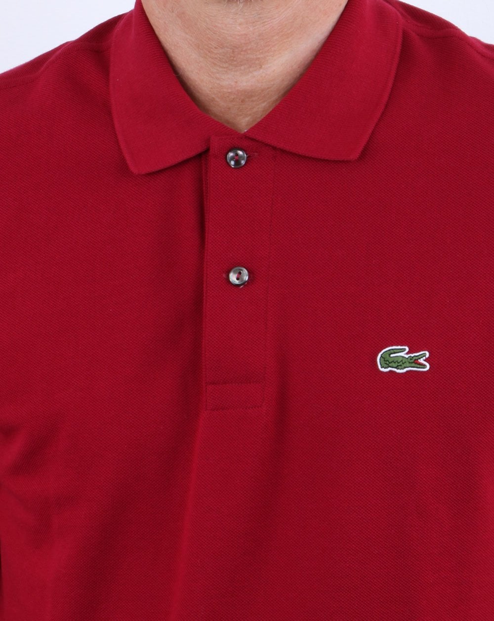 Lacoste Langarm-Poloshirt Rot