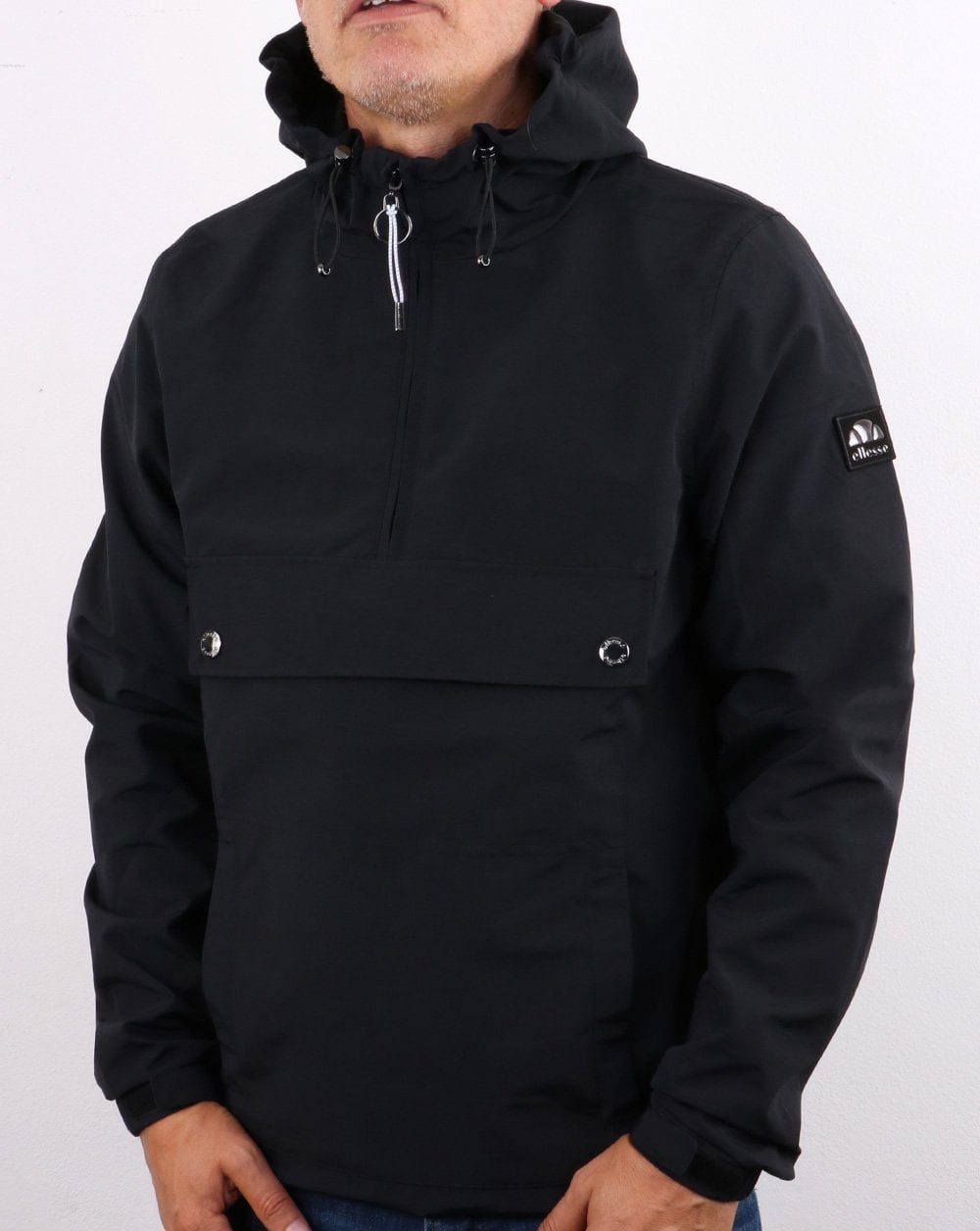 Ellesse Lancioni Overhead Jacket Black