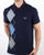 Lacoste Diamond Polo Shirt Navy