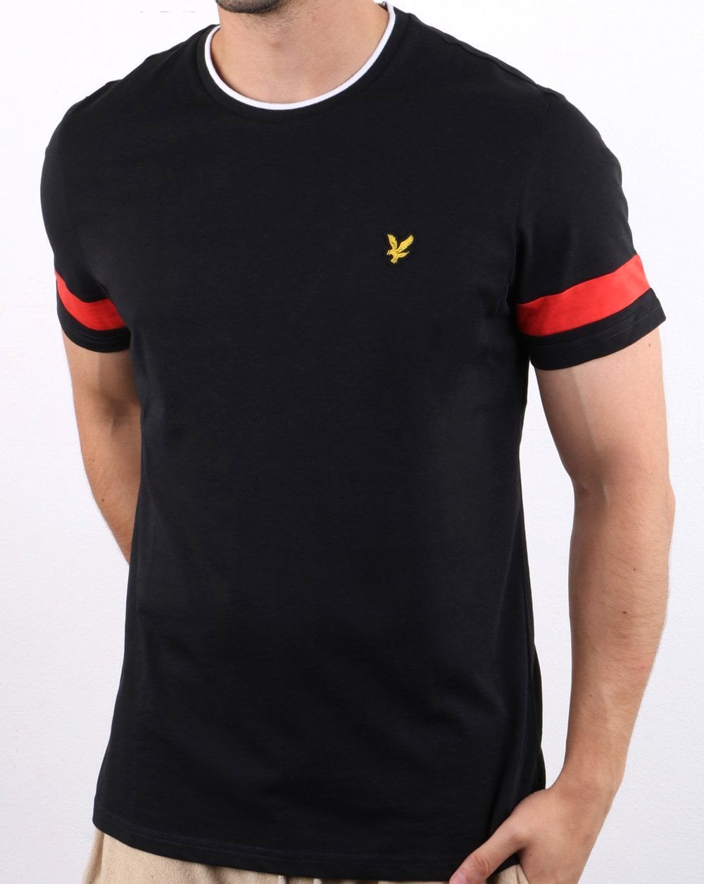 Lyle And Scott Tipped T-shirt True Black